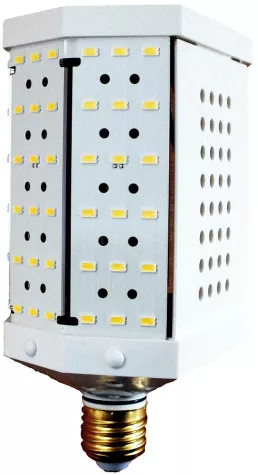 Helecta und ihre neue Retrofit 210-Grad-Straßenleuchtmittel Bild: Helecta und ihre neue Retrofit 210-Grad-Straßenleuchtmittel