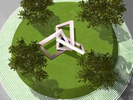 Bild: Objekt-Trilogie in Brühl / Geometrical Art Now