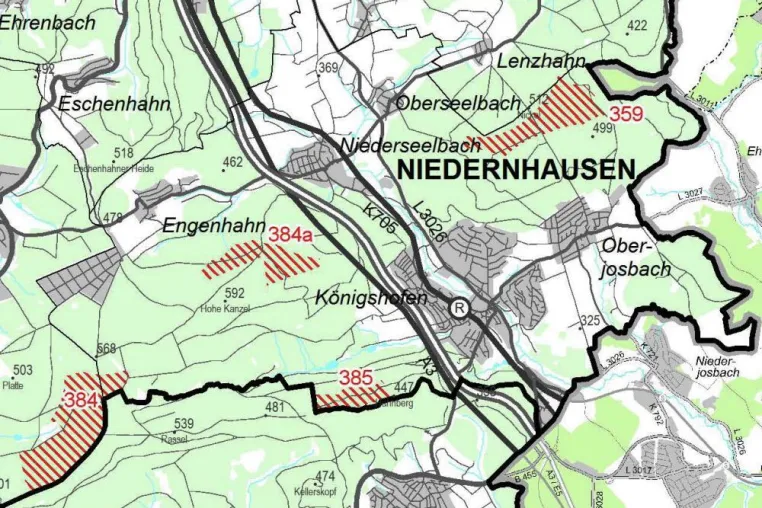 Bild: Windenergie: proWald Niedernhausen will den Bau von 14 Windrädern in Niedernhausen verhindern