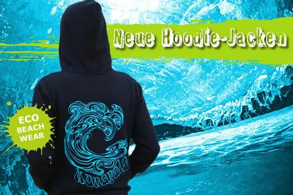 Eco Beachwear designed in Hamburg: Sweatshirt-Jacken von kunayala Bild: Eco Beachwear designed in Hamburg: Sweatshirt-Jacken von kunayala