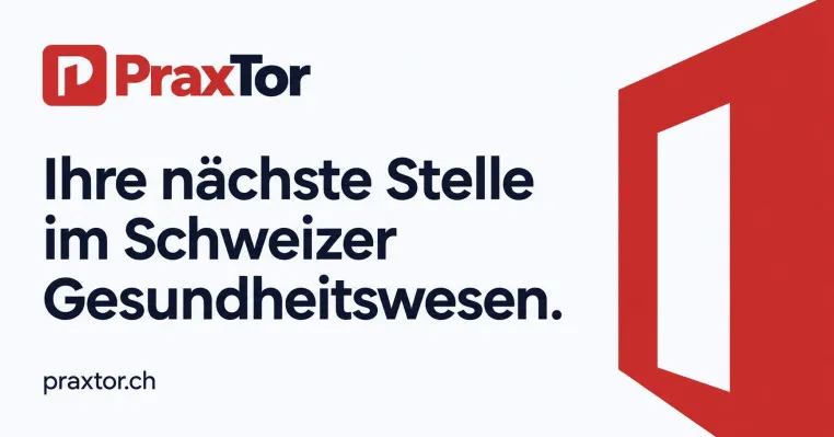 Bild: PraxTor bündelt medizinische Stellenangebote und MPA-Ratgeber für die Schweiz