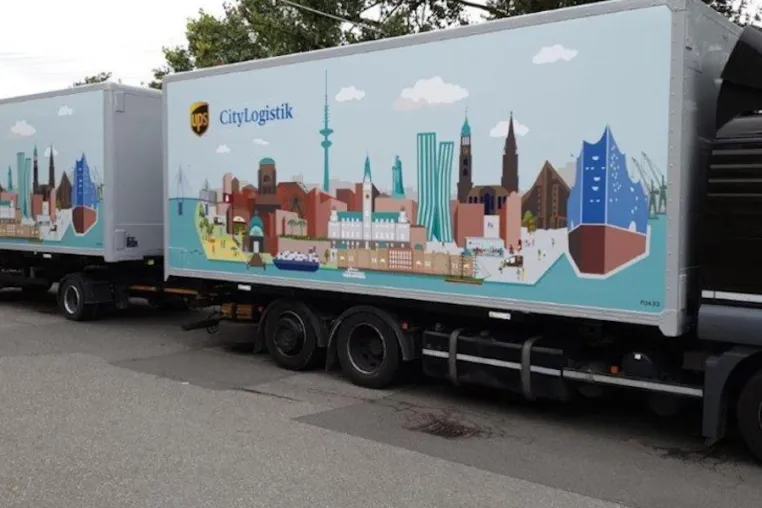 Bild: FRISCHES DESIGN FÜR NACHHALTIGE UPS MINI-PAKET-HUBS IN HAMBURG