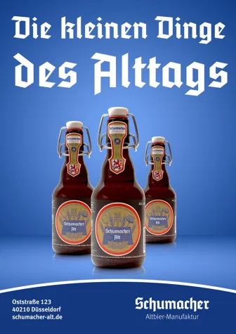 Bild: Jahns and Friends wirbt für Düsseldorfer Traditionsbrauerei Schumacher