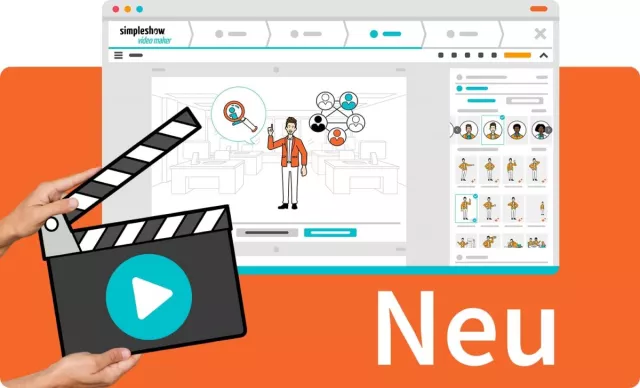 Bild: Die neue simpleshow 'motion' - automatisch Animationen dank leistungsstarker KI
