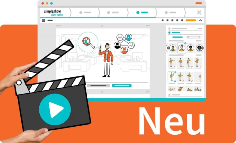 Bild: Die neue simpleshow 'motion' - automatisch Animationen dank leistungsstarker KI