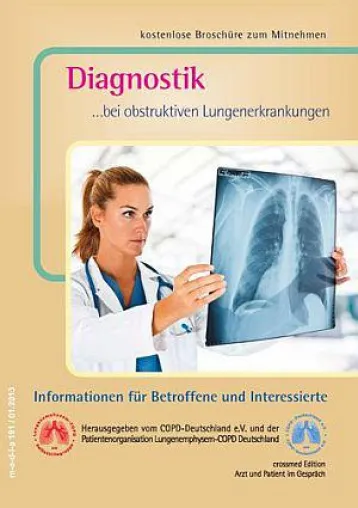 Neuer Patientenratgeber: Diagnostik bei obstruktiven Lungenerkrankungen Bild: Neuer Patientenratgeber: Diagnostik bei obstruktiven Lungenerkrankungen