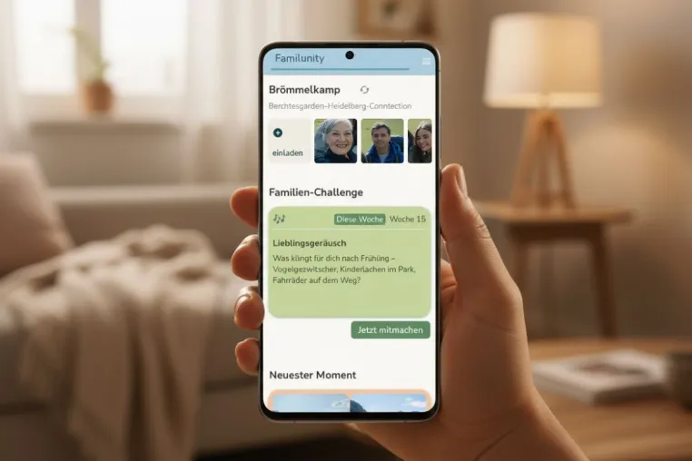 Bild: Hamburger Startup Familunity startet App für entspannte Familienkommunikation – ohne Algorithmus, ohne US Tech