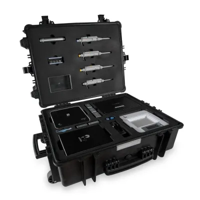 MD-Box-Lab: Ein komplettes molekularbiologisches Labor im Koffer ermöglicht zuverlässige Felddiagnosen Bild: MD-Box-Lab: Ein komplettes molekularbiologisches Labor im Koffer ermöglicht zuverlässige Felddiagnosen