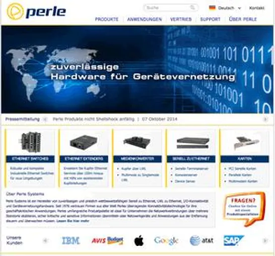 Perle startet neue Website Bild: Perle startet neue Website