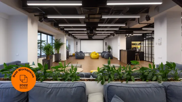 Bild: Grünes Büroquartier Centro Tesoro als Workspace of the Year 2022 nominiert