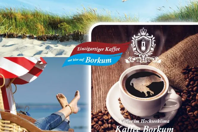 Kaffee Borkum: Einzigartiger Kaffee im Hochseeklima Bild: Kaffee Borkum: Einzigartiger Kaffee im Hochseeklima