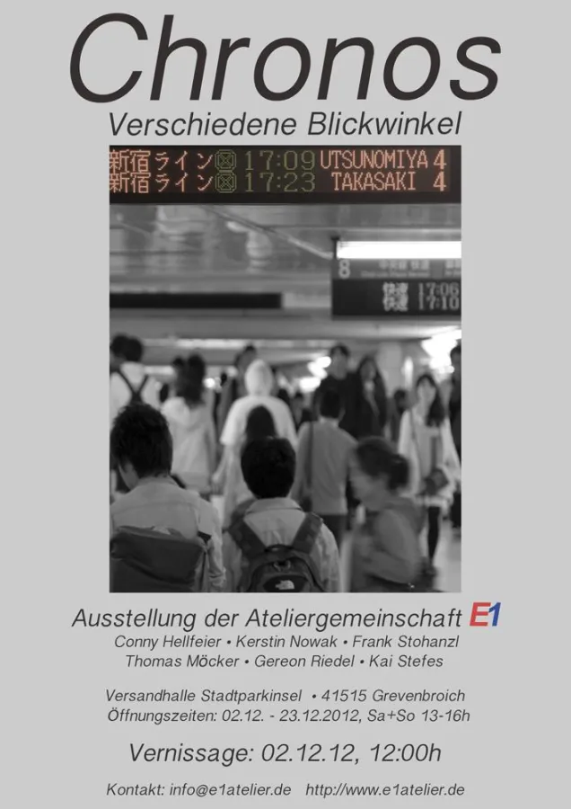 Plakat Chronos Ausstellung