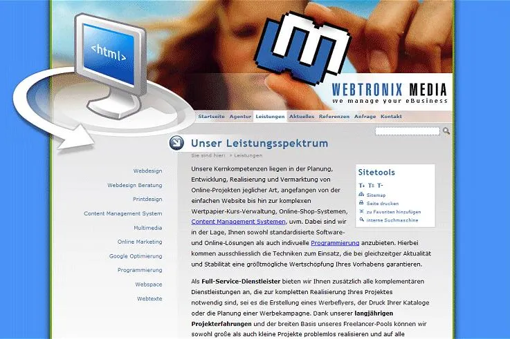 Bild: Webdesign für den Mittelstand aus dem Raum Frankfurt