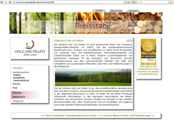 Bild: Alles Wissenswerte zur Holz- und Pelletsheizung im Web - Endkunden-Infoportal holzundpellets.de ist online