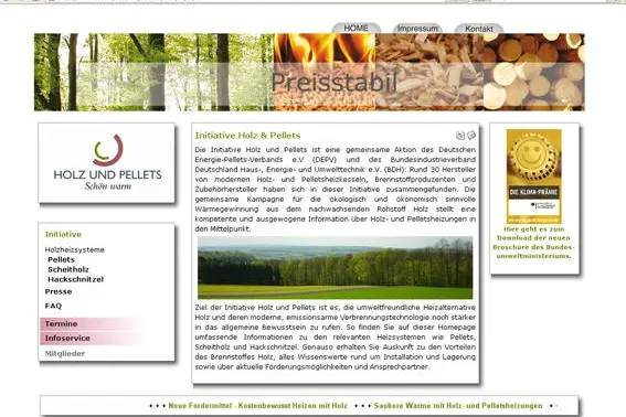 Bild: Alles Wissenswerte zur Holz- und Pelletsheizung im Web - Endkunden-Infoportal holzundpellets.de ist online