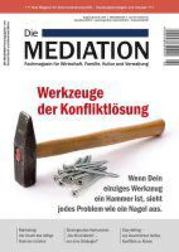 Bild: "Werkzeuge der Konfliktlösung" - Magazin "Die Mediation", Ausgabe Quartal II/2017