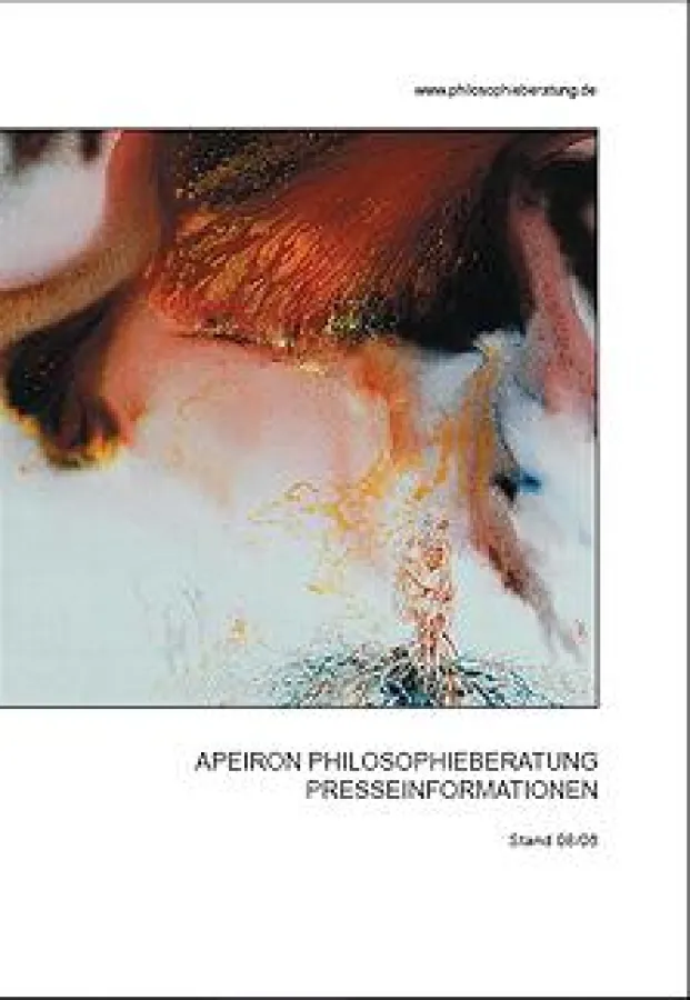 Pressemappe Apeiron Philosophieberatung Stand 08/06