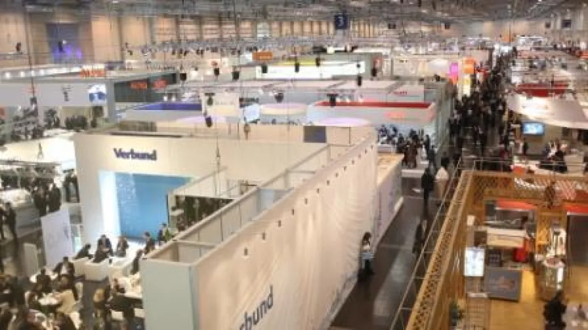 Messehalle der E-world energy & water