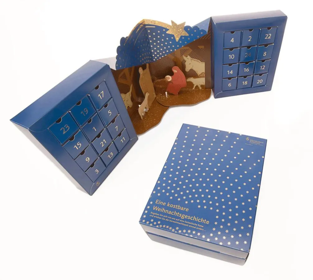 Fantastische Pop-up-Verpackung: High-End-Verarbeitungsvarianten sorgen für die lebendige Inszenierung.