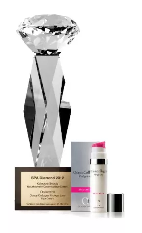 Bild: SPA Diamond Award für die OceanCollagen Face Cream