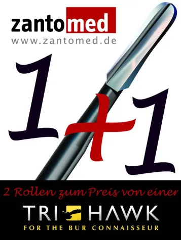 Bild: Zantomed erwirbt Exklusivvertrieb für Tri Hawk Einmal-Bohrer
