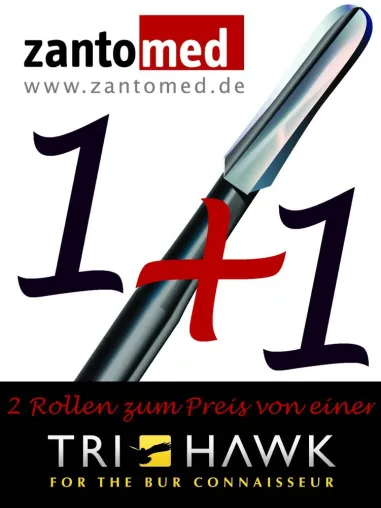 Bild: Zantomed erwirbt Exklusivvertrieb für Tri Hawk Einmal-Bohrer