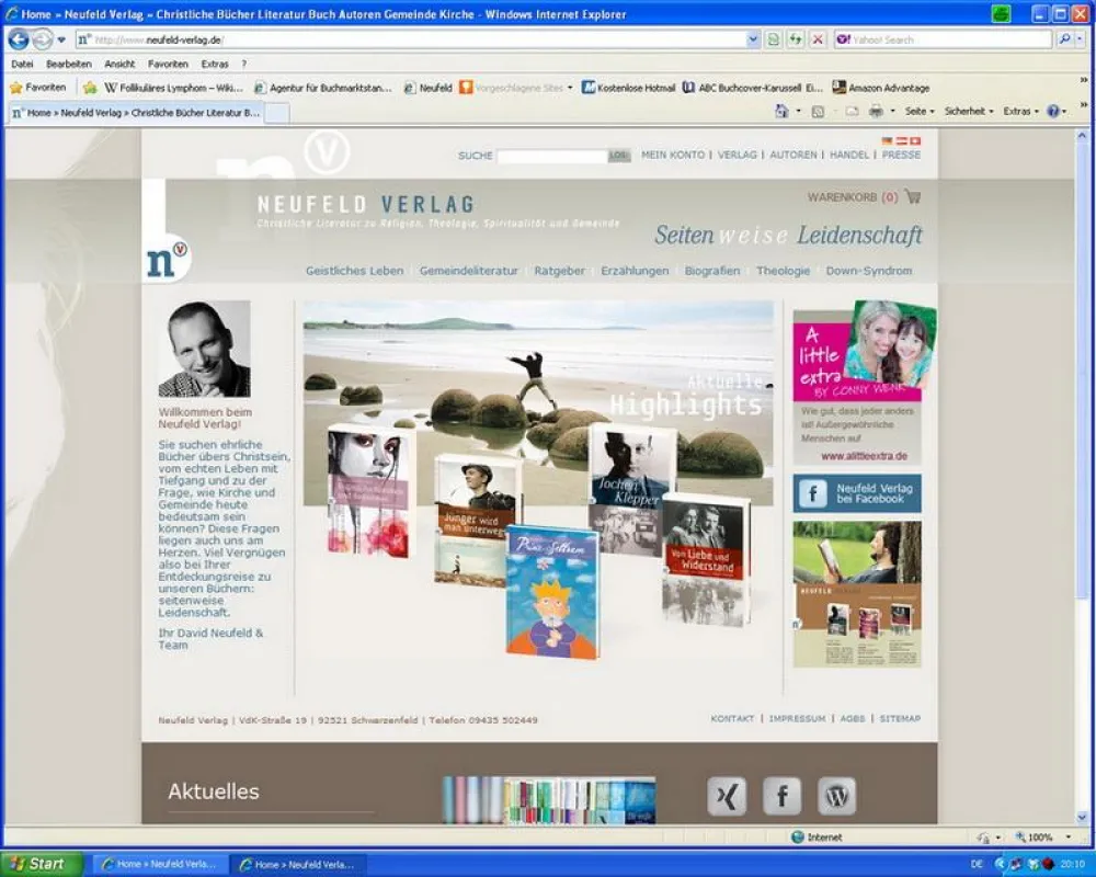 Komplett neu: Der Webshop des Neufeld Verlages