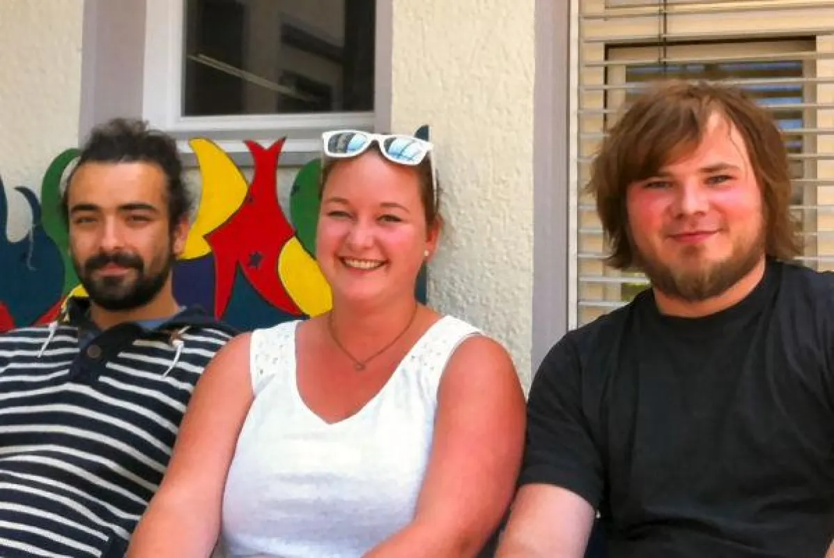 Die drei neuen JAS (v. l.): Timo Akdas, Victoria Fromm, Johannes Witznick.