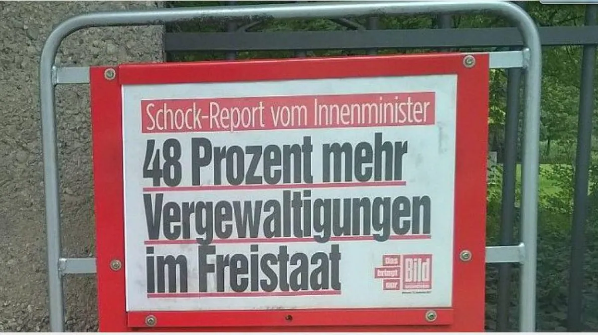 Zeitungsständer der Bild-Zeitung in München