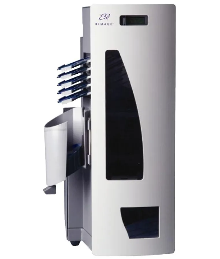 Rimage 5300N Produktionsroboter mit Thermo-Re-Transfer Drucktechnologie