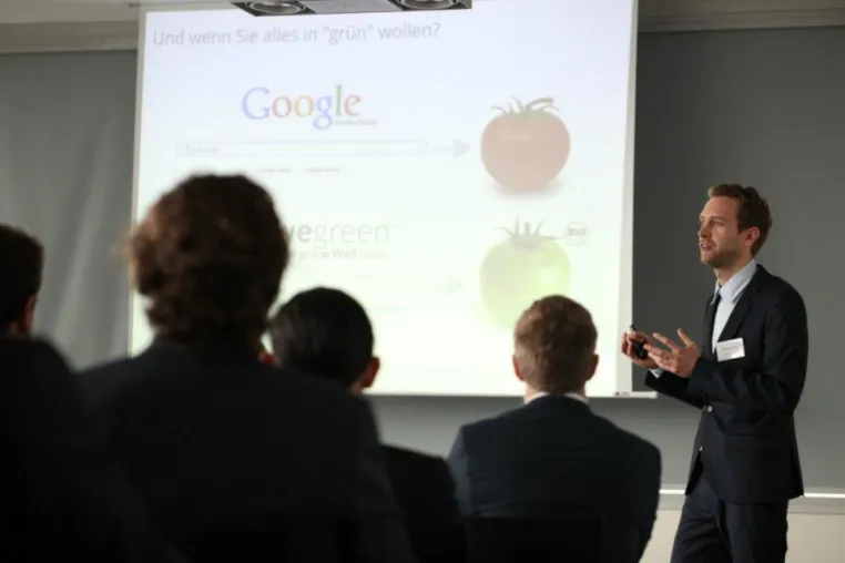 Bild: WeGreen gewinnt Förderpreis der deutschen Wirtschaft für Entrepreneure (DU2012) für grüne Suchmaschine