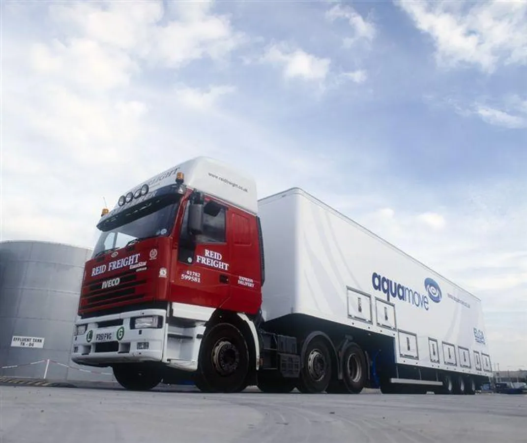 Die Aquamove-Trucks von Veolia Water Solutions & Technologies können auch kurzfristig die kontinuierliche Wasseraufbereitung sicherstellen.