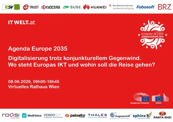 Bild: AGENDA EUROPE 2035 ++ TOP-Konferenz für Digitalisierung und IKT im virtuellen Rathaus
