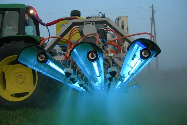 Bild: Lichtblick für die Landwirtschaft - UV-Lampen vermeiden den Einsatz von Pestiziden