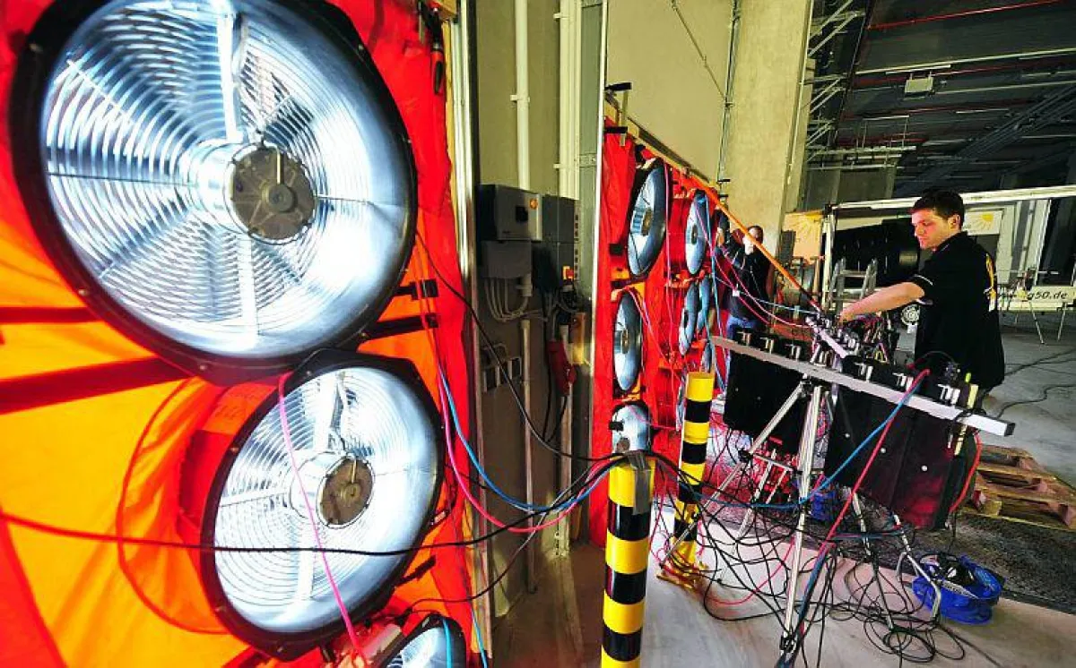 Blower Door Weltrekord