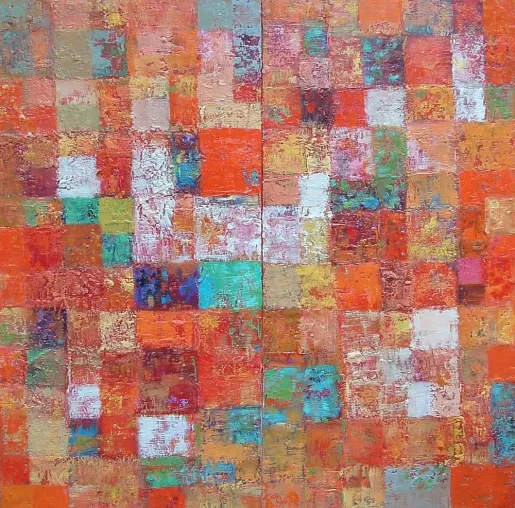 Bild: Ausstellung - Quadratisch, Farbig, Kunst