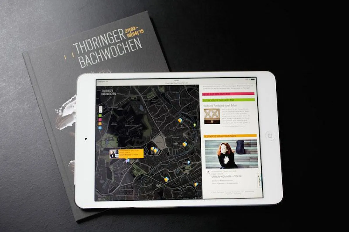 Neuer Service für Bachfans in aller Welt.  Webseite informiert über Bach in Thüringen.