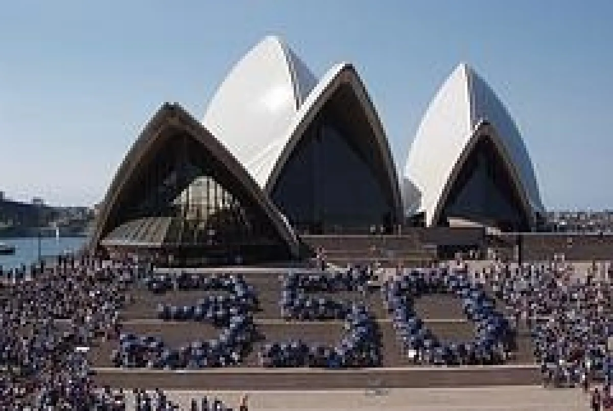 Der Klima-Aktionstag in Sydney, Quelle: 350.org