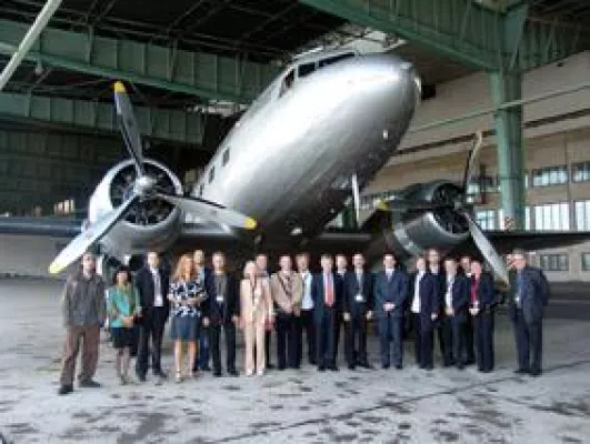 Bild: Beim Kundenevent von hartung:consult ging’s nach Vorträgen in die Luft