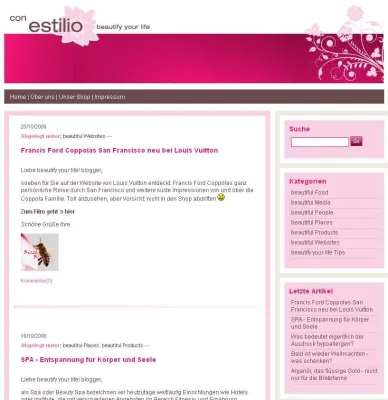 Bild: conEstilio startet neuen Beauty- und Lifestyle-Blog für anspruchsvolle Frauen