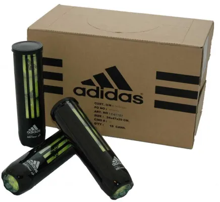 Bild: adidas erweitert sein Produktsortiment mit Tennisschlägern und Tennisbällen