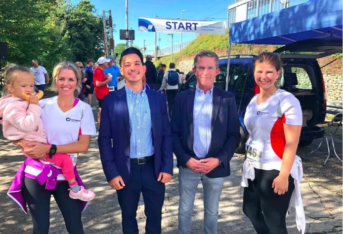 Voller Erfolg: Zementwerkslauf der OPTERRA Wössingen GmbH Bild: Voller Erfolg: Zementwerkslauf der OPTERRA Wössingen GmbH