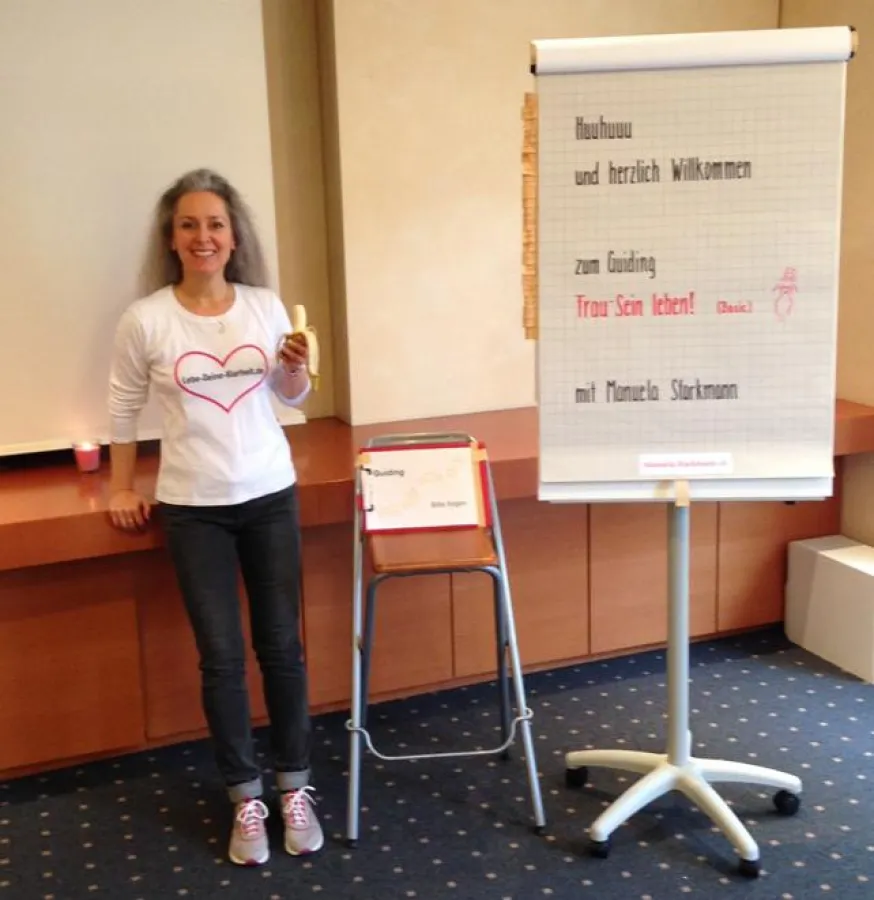 Manuela Starkmann bei ihrem Event 