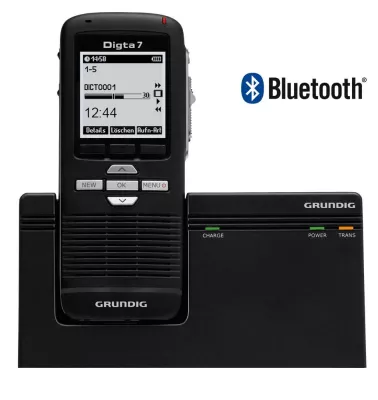 Einfach diktieren und Diktate versenden – mit der BlackBerry-App „Dictation Blue“ Bild: Einfach diktieren und Diktate versenden – mit der BlackBerry-App „Dictation Blue“