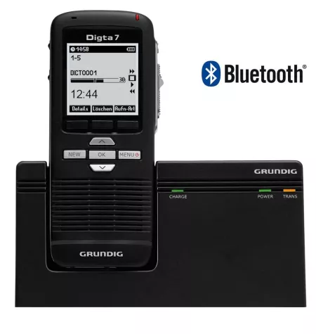 Bild: Einfach diktieren und Diktate versenden – mit der BlackBerry-App „Dictation Blue“