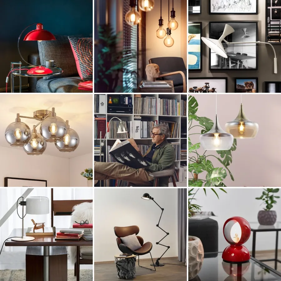 Leuchten im Retro-Stil (© Lampenwelt.de)