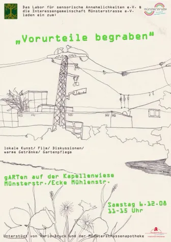 Bild: Kunstaktion im gARTen in der Dortmunder Nordstadt