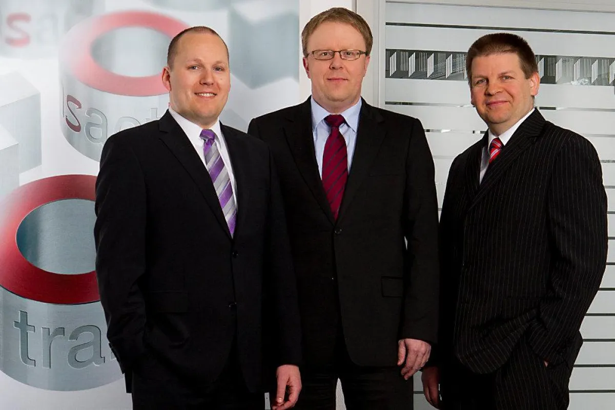 Die transactio Geschäftsführung: Markus Stichert, Uwe Kartmann und Christian Alt (v.l.n.r.).