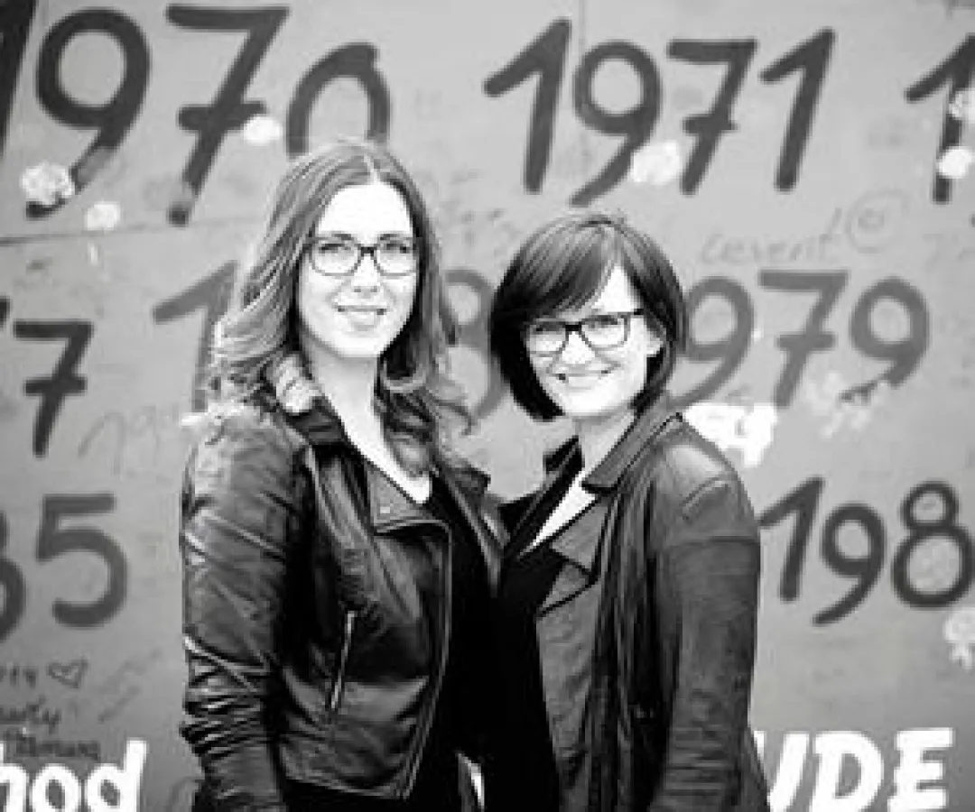 Jennifer Meister (links) und Katja Manger (rechts), Gründerinnen von Coachimo