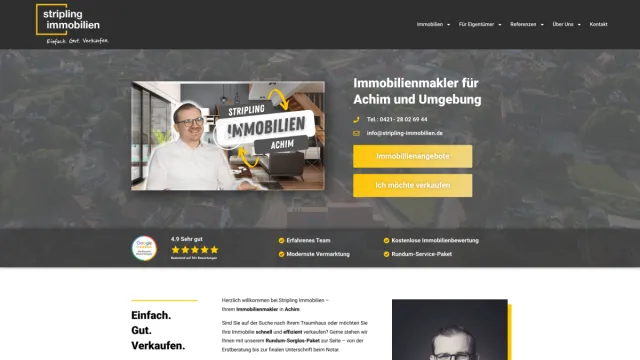 Stripling Immobilien: Der führende Immobilienmakler in Achim für Kauf, Verkauf und Bewertung von Immobilien Bild: Stripling Immobilien: Der führende Immobilienmakler in Achim für Kauf, Verkauf und Bewertung von Immobilien
